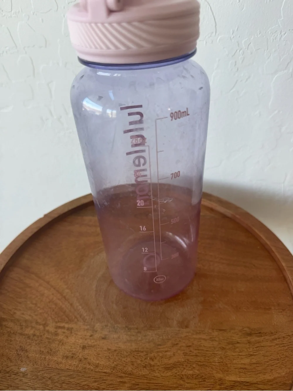 lululemon athletica Pink and Light Purple Water Bottle